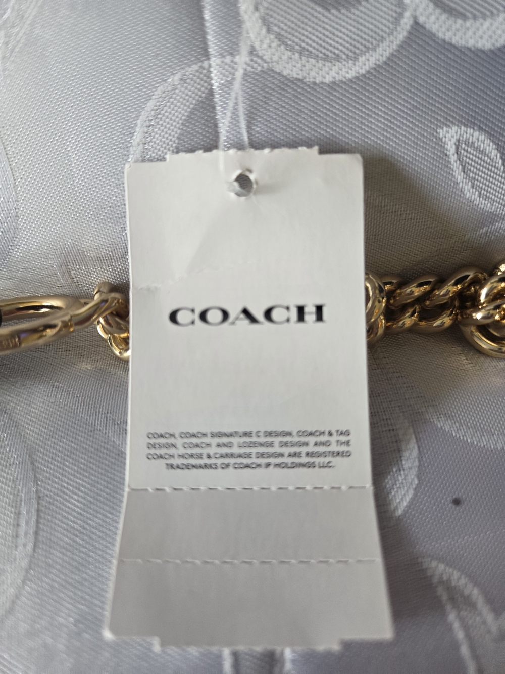 Coach Black Crossbody With Detachable Leather Strap with Gold Buckle NWT - Picture 10 of 16